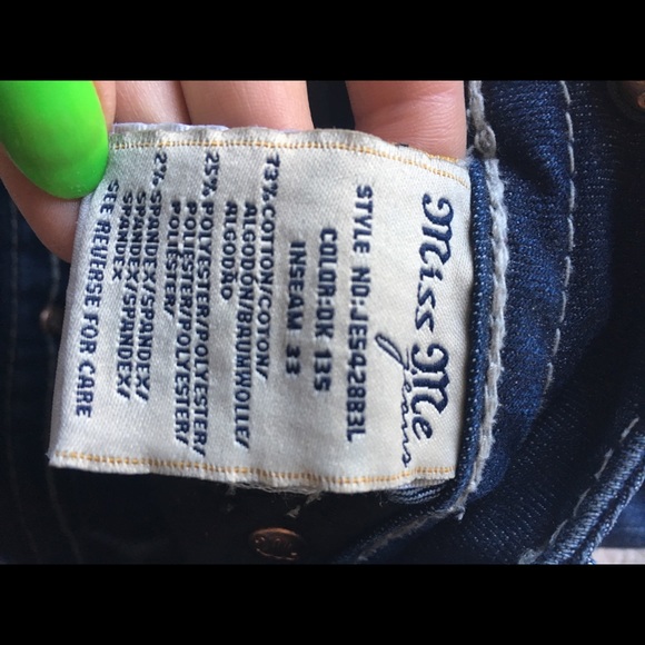 ❌🚫SOLD🚫❌✨MISS ME Bootcut Jeans✨ - Picture 7 of 7